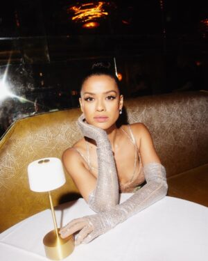 Gugu Mbatha-Raw Instagram - What a night! Thank you @gucci 
@lancomeofficial and @elleuk  for 
giving me a moment to talk about the beauty of authenticity and using it for a purpose.

A treat to play with such talented artists and enjoy some sparkling escapism at the iconic Savoy Hotel ✨

Congratulations to all the winners and nominees @bafta 🥂

Makeup: @makeupvincent 
Hair: @bjornkrischker 
Style: @leithclark 
Jewellery: @cartier 
Photos: @zoemcconnell 

See link in my stories to read @elleuk