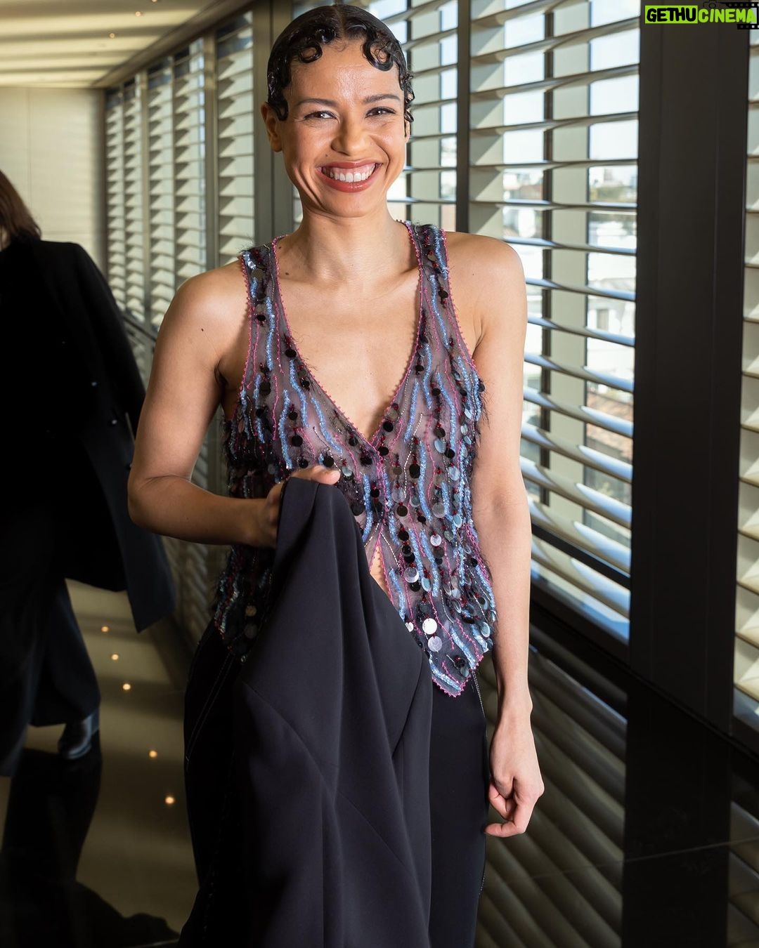 Gugu Mbatha-Raw Instagram - Thank you Milan @giorgioarmani #GiorgioArmaniCrossroads Coming soon! 💜 Milan, Italy