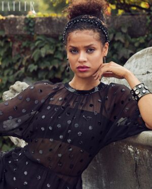 Gugu Mbatha-Raw Instagram - Eccentric? Moi? ✨

More JOY @tatlermagazine scroll through for #bts fun! 👉🏽

Adore this pink number @alexandermcqueen 💕

Felt like Alice in Wonderland AND the Mad Hatter!! Thank you to the whole team for giving us a space to play! 🫖

See link in bio to read full article.
#tothineownselfbetrue 

#TheGirlBefore now streaming @bbciplayer
Coming soon @hbomax