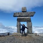 Gugu Mbatha-Raw Instagram - Remember… The Sun’s still shining on the other side of the clouds… ☀️🧘🏽‍♀️ Thank you Whistler for the beautiful perspective 🇨🇦 #awe #clouds Whistler Blackcomb