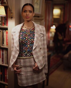 Gugu Mbatha-Raw Instagram - Thank you @chanelofficial and @finchandpartners for a sparkling night to celebrate @bafta 🥂✨

Congratulations to all the winners and nominees!

Style @leithclark 
Hair @bjornkrischker 
Makeup @ninninummela @chanel.beauty 
📷 @virgile.guinard for CHANEL