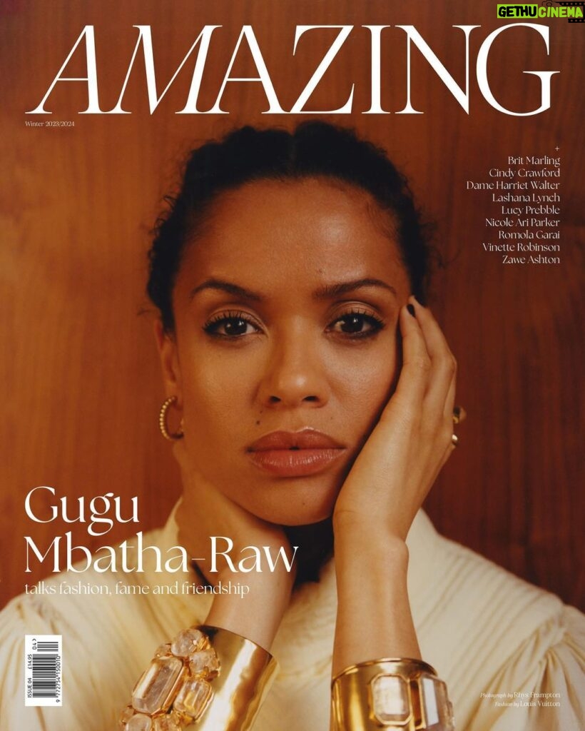 Gugu Mbatha-Raw Instagram - Thank you @amazingmagazine for me giving the space to talk with @afuahirsch and reflect on the journey this year ✨ Special thanks to this joyful creative team: Photography by @rhysframpton Fashion by @harrietnicolsonstylist Interview by @afuahirsch Hair by @bjornkrischker at @thewallgroup using @philipb Makeup by @taniagrier using @armanibeauty Makeup Nails by @emilyroselansley at @thewallgroup Editorial Director @charlottejmorton Editor in Chief @julietherd Editor @barbiesnaps Creative Director @jeffreythomson Art Director @livi.av Art Direction Assistant @beth1owri Photography Assistants @ethyweathy, @josh_showell & @allan_opm Fashion Assistant @imymoore Hair Assistant @dvancuyck_hmua