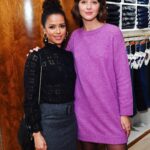 Gugu Mbatha-Raw Instagram - Paris comes to London! ✨Thank you @sezane for a joyful evening to celebrate the new flagship store in Marylebone! 🇫🇷 And for giving me a chance to start cheese and wine season with fellow Witney girl @emmajappleton 💗 Marylebone High Street