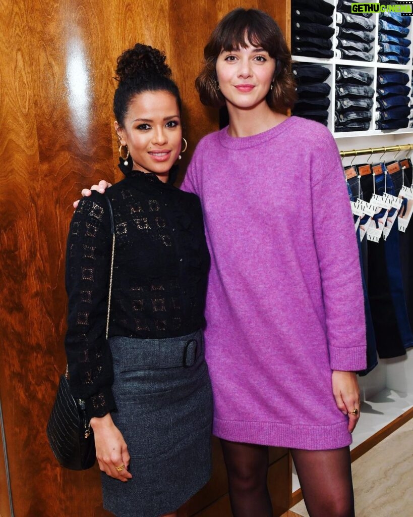 Gugu Mbatha-Raw Instagram - Paris comes to London! ✨Thank you @sezane for a joyful evening to celebrate the new flagship store in Marylebone! 🇫🇷 And for giving me a chance to start cheese and wine season with fellow Witney girl @emmajappleton 💗 Marylebone High Street