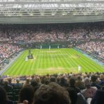 Gugu Mbatha-Raw Instagram - What a Wimbledon! 🎾 Thank you @bazaaruk and @jaguar for a wonderful day of tennis with friends! A joyful treat to remember ❤️ Special thanks @erdem for the Centre Court-worthy frock! 🎾 Wimbledon Tennis Championship