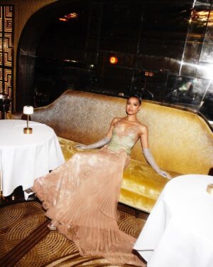 Gugu Mbatha-Raw Instagram - What a night! Thank you @gucci 
@lancomeofficial and @elleuk  for 
giving me a moment to talk about the beauty of authenticity and using it for a purpose.

A treat to play with such talented artists and enjoy some sparkling escapism at the iconic Savoy Hotel ✨

Congratulations to all the winners and nominees @bafta 🥂

Makeup: @makeupvincent 
Hair: @bjornkrischker 
Style: @leithclark 
Jewellery: @cartier 
Photos: @zoemcconnell 

See link in my stories to read @elleuk