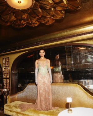 Gugu Mbatha-Raw Instagram - What a night! Thank you @gucci 
@lancomeofficial and @elleuk  for 
giving me a moment to talk about the beauty of authenticity and using it for a purpose.

A treat to play with such talented artists and enjoy some sparkling escapism at the iconic Savoy Hotel ✨

Congratulations to all the winners and nominees @bafta 🥂

Makeup: @makeupvincent 
Hair: @bjornkrischker 
Style: @leithclark 
Jewellery: @cartier 
Photos: @zoemcconnell 

See link in my stories to read @elleuk