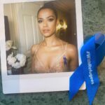 Gugu Mbatha-Raw Instagram - A proud night last night presenting @bafta in solidarity with @refugees We wear this blue ribbon on the red carpet as an expression of support for refugees and displaced people around the world. So special to stand alongside fellow Goodwill Ambassadors, the inspiring @yusramardini and the incomparable Cate Blanchett 💙 See link in my bio to support. #withrefugees #baftas Royal Festival Hall Southbank Centre, London