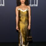 Gugu Mbatha-Raw Instagram - Warming up for the BAFTAs… 🥂 Thank you @dunhill for the fun night and excellent tailor made company! ✨✨✨✨ Style @leithclark Dress @prada Hair @angelovallillo Makeup @makeupbyrhc Huge thanks @charlottetilbury London