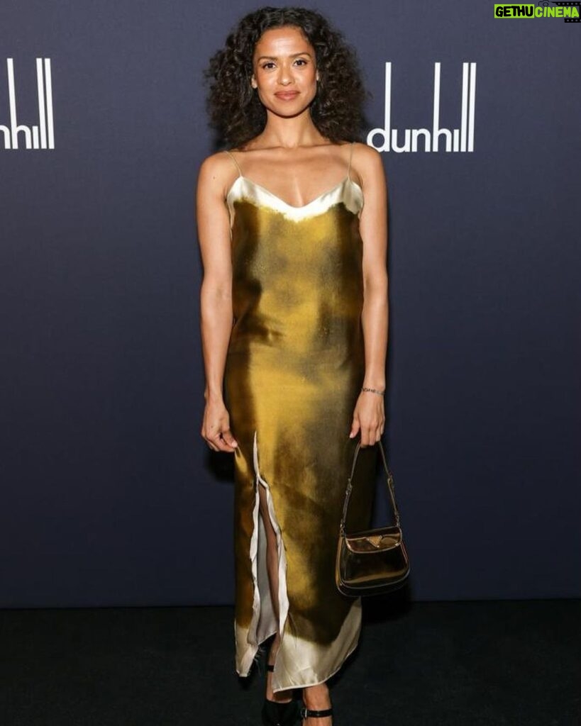 Gugu Mbatha-Raw Instagram - Warming up for the BAFTAs… 🥂 Thank you @dunhill for the fun night and excellent tailor made company! ✨✨✨✨ Style @leithclark Dress @prada Hair @angelovallillo Makeup @makeupbyrhc Huge thanks @charlottetilbury London