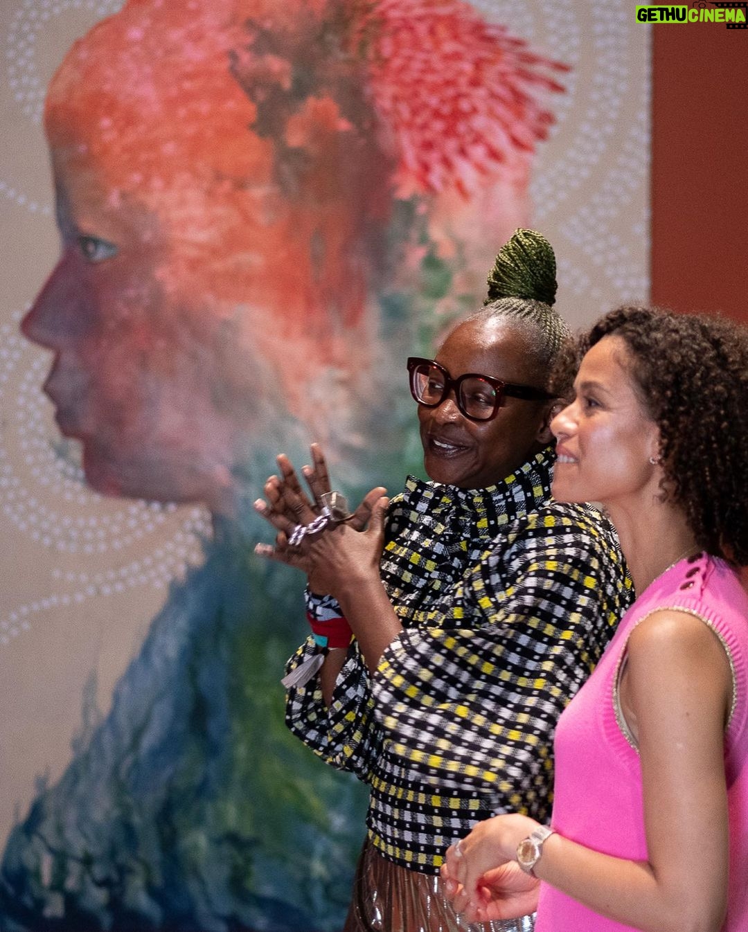 Gugu Mbatha-Raw Instagram - Reflecting on the soul filling adventure with @gucci and @zeitzmocaa Museum of Contemporary African art in beautiful Cape Town. ✨ See link in stories to read my full photo diary @britishvogue “It’s always special to visit South Africa because my Dad was born here and I have family in Johannesburg. My uncle passed in 2020, and like many I attended his funeral on Zoom. So it was a really emotional moment to visit his grave and connect with my cousins. Cape Town is a beautiful city, with a very complex history. The legacy of Apartheid is still very present in the landscape of the city. Nurturing art and culture is so important for healing these scars. I wanted to support Zeitz MOCAA as a space that can bring people together and especially the exhibition When We See Us, which celebrates the craft and legacy of painting by Black African artists.” It was really special to have a private view with the inspirational @madamekoyo the curator and director of the museum and so great to discover the work of Zandile Tshabalala, a female painter from Soweto. It has also been fascinating to see some early Kehinde Wiley paintings. (The exhibition includes a piece from 2001 (16 years before he was chosen by Barack Obama to paint his official portrait for the Smithsonian), that really charts the evolution of his style” We make art because life is not enough ❤️ #WhenWeSeeUs Cape Town, South Africa