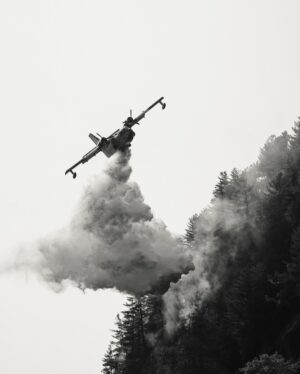 Guillaume St-Amand Instagram - Hier, le service d’incendie de Ste-Adèle a fait appel à l’équipe de @sopfeu afin d’éteindre un feu situé au Mont Baldy, tout près de chez moi. Il Heureusement, tout est maintenant sous contrôle! 
📷 SONY A7RV + 100-400 F4.5-5.6 GM