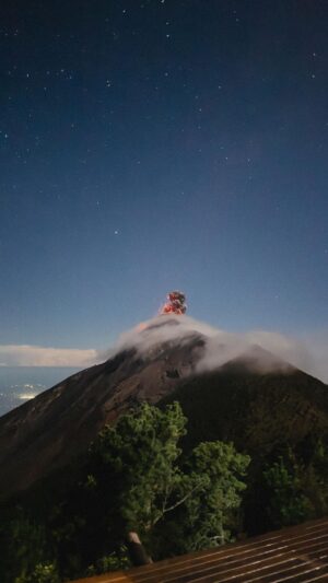 Guillaume St-Amand Instagram - Acatenango is one of the most famous hike in Central America. From the basecamp or the top you can watch the most extraordinary show of nature. If you are in Antigua, dont miss the chance to live this experience. Let it flow like the volcano 🌋 #antigua #guatemala #volcano #lava