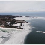 Guillaume St-Amand Instagram - cartes postales fluviales, édition hiver. Haute Gaspesie