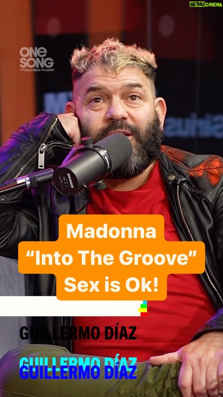 Guillermo Díaz Instagram - Madonna Say: Sex OK! 😳 we had the pleasure of talking to @madonna superfan @guillermodiazreal (aka Huck from Scandal) about his (our! shared!) admiration of the Queen of pop, and her song “Into the Groove”, the iconic (a word we overuse! we know! but it definitely applies here!) 80’s hit from Desperately Seeking Susan (such a great movie! go watch it! but only after you listen to the new episode of the podcast One Song!) ✨ new episode of One Song out now on Spotify & Apple Podcasts 🥰 #madonna #intothegroove #desperatelyseekingsusan #arianagrande Siriusxm