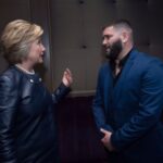 Guillermo Díaz Instagram - NEW Scandal Re-Watch PODCAST episode dropped TODAY!…hear us gush over @rosie & her love for Broadway! and the day i met her in these #TBT 📸’s..🎙🧰 #Scandal #UnpackingTheToolbox #Podcast