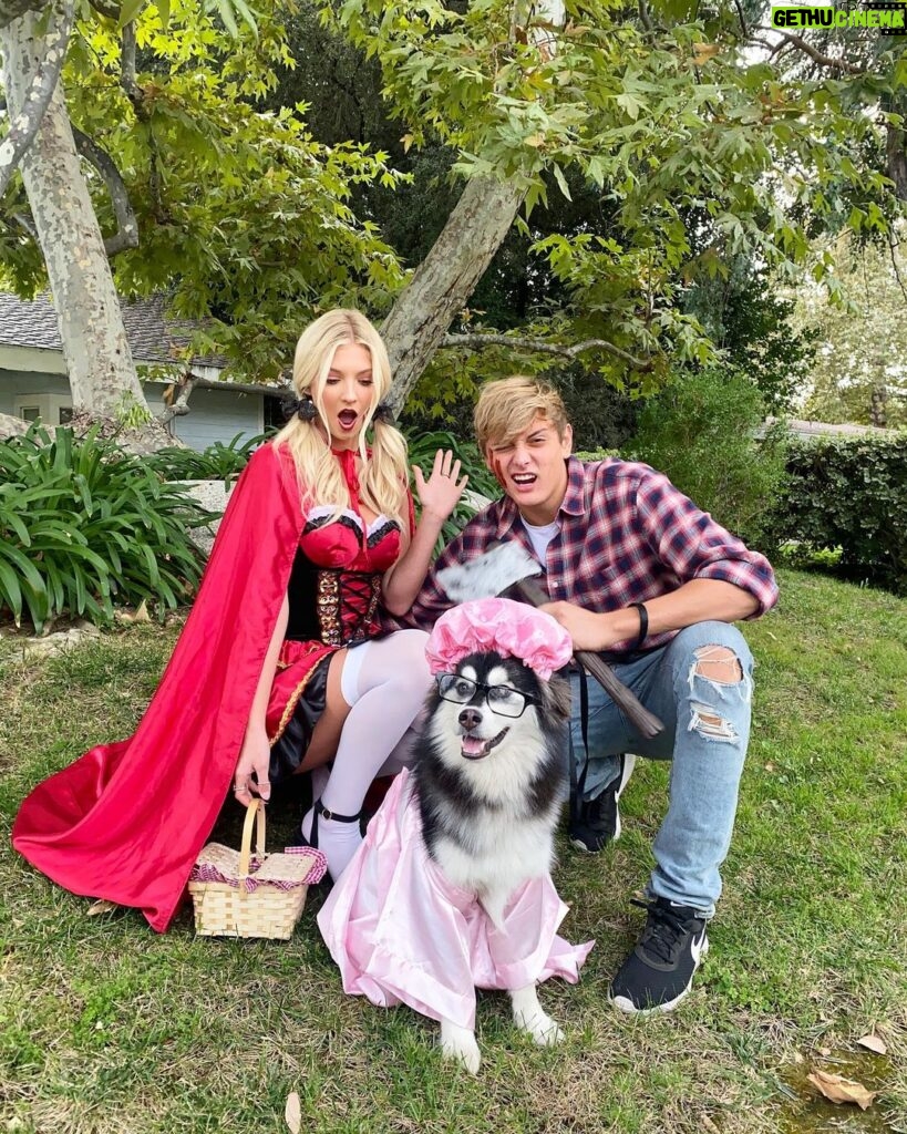 Gus De St. Jeor Instagram - Halloween pt. 2 🐺 Just incase if you didn’t see Koda steal the show already 😉👻