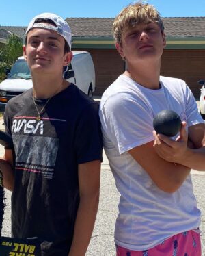 Gus De St. Jeor Instagram - Wanted to be one of the last to wish you a happy 18th Bday bro 🎉 Went through my phone and saw how many memories we made this year and throughout our life.... cheers to making many more 🍻love you bro ♥️ #SpikeballPartnersForLife