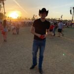 Gus De St. Jeor Instagram - Sunsets. Good music. And a whole lotta Country #Stagecoach Day 2