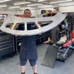 Guy Martin Instagram - Another trick bit of kit from @tornado_motorsport. We had a smaller version on the wall for a few months but you might as well go BIG or go home. Thanks Dave! #tornadomotorsport #lancaster #guygibson #guymartin #guymartinofficial