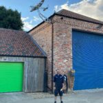 Guy Martin Instagram - Another trick bit of kit from @tornado_motorsport. We had a smaller version on the wall for a few months but you might as well go BIG or go home. Thanks Dave! #tornadomotorsport #lancaster #guygibson #guymartin #guymartinofficial