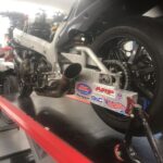 Guy Martin Instagram - Good run out on the Hayabusa yesterday at @straightliners_events. Topped the time sheet on Sunday, with a top speed of only 254mph. Time to change tactic! Watch this space. Ta to Pete and Martin for being top lads. More tea vicar! #guymartin #project300