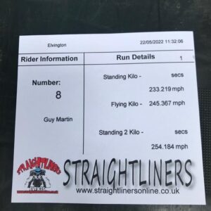 Guy Martin Instagram - Good run out on the Hayabusa yesterday at @straightliners_events. Topped the time sheet on Sunday, with a top speed of only 254mph. Time to change tactic! Watch this space. 

Ta to Pete and Martin for being top lads. 

More tea vicar! 

#guymartin #project300