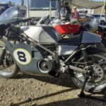 Guy Martin Instagram - This weekend saw Guy head to the Cookstown 100 on Les And Denise Wiston at Trident MCS Rob North Triple. He qualified on pole for the Senior Classic on Friday but unfortunately some mechanical issues meant a retirement when battling for the lead. Back in the shed with the bike in bits already! Thanks as always to Alan who works with Guy over the weekends. Also thank you to Mark Johnson and his mechanic Robert for sharing their awning with Guy. Guy travels with his van, his bike, a toolbox, a toothbrush and his mug. So the hospitality was much appreciated. Irish Road Racing will always be a big part of Guy’s racing, there’s nothing quite like it when it comes to racing and atmosphere. A huge thanks to the club for putting on a great meeting, to everyone involved from medics to marshals and fans! Hopefully won’t be too long before he is back over for some more real road racing. #guymartin #realroadracing #irishroadracing