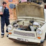 Guy Martin Instagram - Tonight on Guy's Garage. Guy tries to turn an ancient East German Trabant into a race car for a low-speed showdown at Brands Hatch. Can he make this famously awful Cold War slowcoach into a winner? @channel4 9pm #guysgarage #guymartinofficial #northonetv