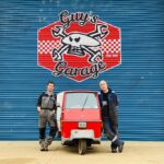 Guy Martin Instagram - @guymartinofficial makes a souped-up, speedy version of a Piaggio Ape, the tiny Italian three-wheeler, and heads to southern Europe for a race. Can he beat Italian racers at their own game? tonight @channel4 at 9pm #guysgarage #guymartinofficial #northonetv