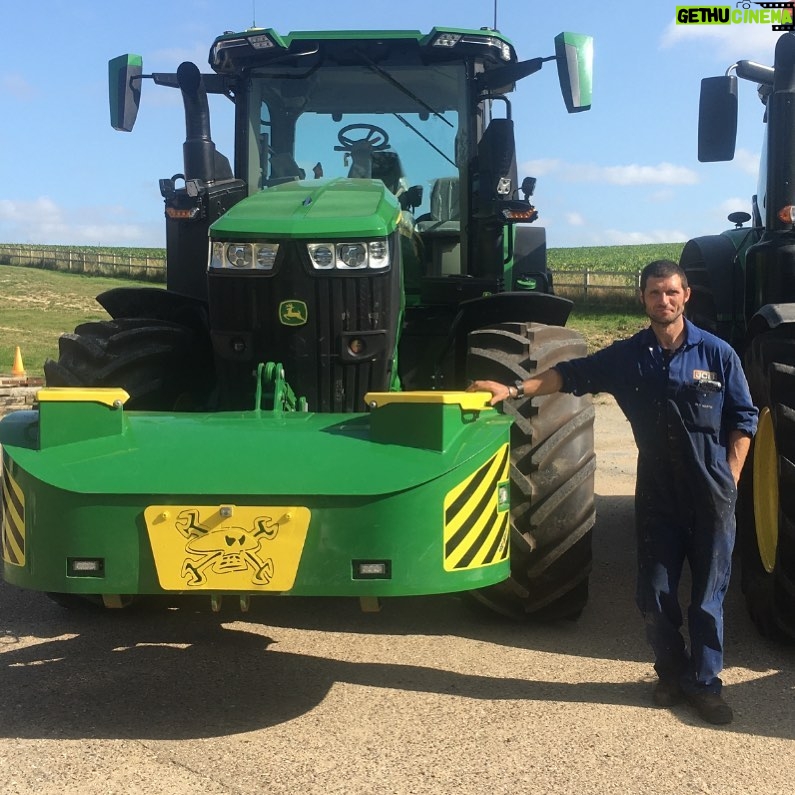 Guy Martin Instagram - And so begins another rotation around the sun for our Guy, he certainly knows how to pack in some adventures and hopefully you won’t have long to wait to watch his latest exploits on @channel4. We chose this photo because Guy loves farming and the solitude of the man and his machine working the land. On a personal note, we do have sacrifices to make with Guy as he sets out to achieve his accomplishments but that’s what we do for love. We are always so bloody proud of him, we stand at a distance and watch as he achieves greatness time and time again. They say life begins at 40 but I think Guy will agree it only gets interesting around 282mph (unofficially ) Happy birthday to our lad. ❤️Shazza, Dottie, Nigel, Steve and Layla the Cat.