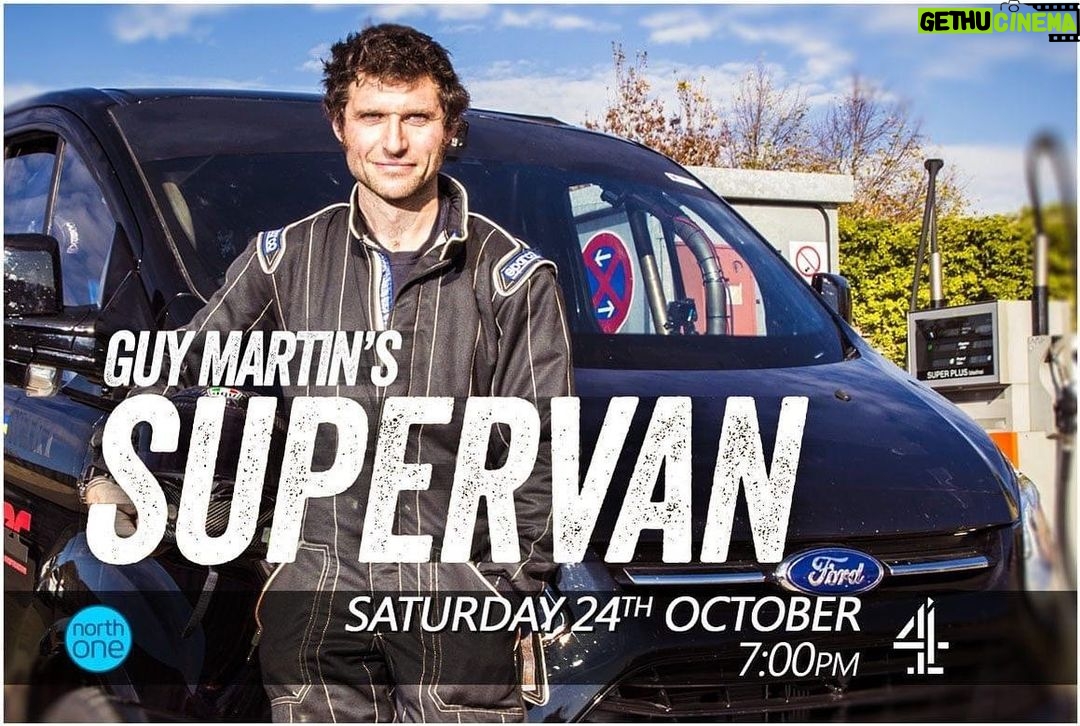Guy Martin Instagram - Make sure you tune in for Guy Martin’s Supervan. Guy takes a road trip down memory lane with his Transit van. @channel4 #northone #guymartinofficial #guymartin