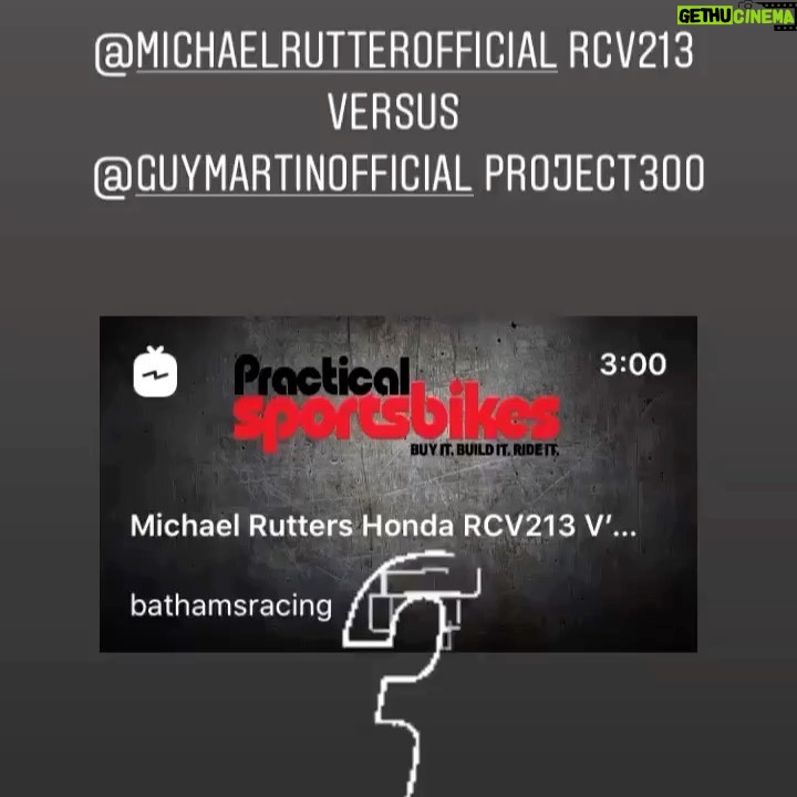 Guy Martin Instagram - Not long ago Guy and Rutter went head to head on two incredible machines... the result is mind blowing head to Bathams racing page... #project300 @bathamsracing @michaelrutterofficial @guymartinofficial #guymartin @practical_sportsbikes