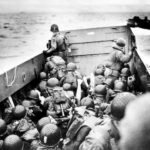 Guy Martin Instagram - On 6 June 1944, Allied forces launched the largest combined naval, air and land operation in the history of warfare: D-Day. “We shall defend our Island, whatever the cost may be; we shall fight on the beaches, we shall fight on the landing grounds, we shall fight in the fields and in the streets, we shall fight in the hills; we shall never surrender.” Winston Churchill #lestweforget