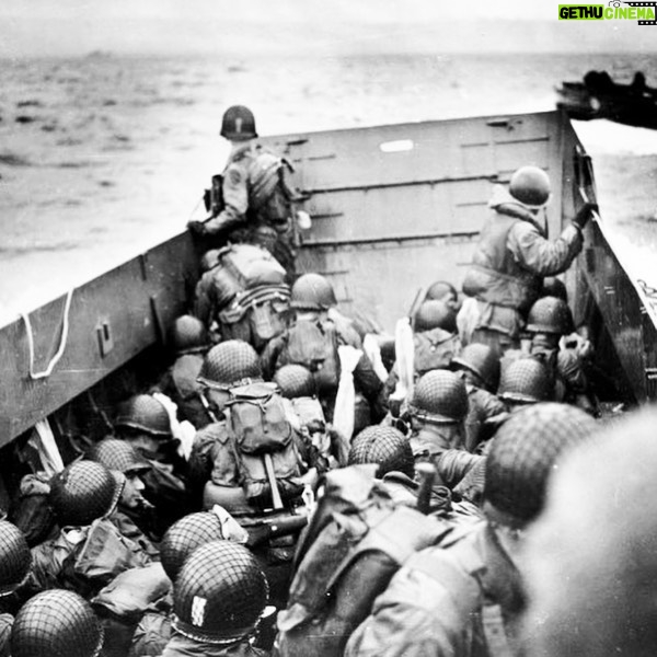 Guy Martin Instagram - On 6 June 1944, Allied forces launched the largest combined naval, air and land operation in the history of warfare: D-Day. “We shall defend our Island, whatever the cost may be; we shall fight on the beaches, we shall fight on the landing grounds, we shall fight in the fields and in the streets, we shall fight in the hills; we shall never surrender.” Winston Churchill #lestweforget