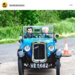Guy Martin Instagram - It was a great pleasure for Guy to attend the dedication ceremony at Langham Dome last weekend. “Ta for the box of bits, Shazza has robbed the tea towel and Dottie is off with the pens and notebook! Will get a brew on for the cup” pictures taken from @langhamdome page via Jamie Sampson and Neil Didsbury