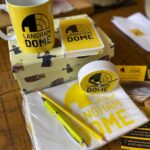 Guy Martin Instagram - It was a great pleasure for Guy to attend the dedication ceremony at Langham Dome last weekend. “Ta for the box of bits, Shazza has robbed the tea towel and Dottie is off with the pens and notebook! Will get a brew on for the cup” pictures taken from @langhamdome page via Jamie Sampson and Neil Didsbury