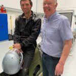 Guy Martin Instagram - Guy went along to MTI yesterday to check out the progress being made for the position and shape of the high speed air intakes and some developments with cockpit controls. Alex Macfadzean in attendance along with Bernie Toleman and the people from MTI. @the_52_express (images and text by the 52 express team)