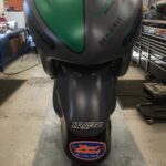 Guy Martin Instagram - Nearly ready to take her to an airfield. 2021 promises to be a year of answers to changes made and plenty of questions off the back of that! Hopefully a fast one too. Ta very much to the following folk who have had a hand in the development of the tool. Jack Frost at @holeshotracing270 the backbone of British Landspeed racing. B and B Motorcycles Lincoln @quattroplant @morrislubricantsuk @daineseofficial @agvhelmets @aetmotorsport @quaifeeng @syvecs_ltd Tiger Racing Products @fasterbyfederici Worldwide Bearings @jwrsuspension @evotechperformance Broughtons @spraybayimmingham @suzukiperformancespares - MTC Agents @201ceramic @bandcexpress Ian Martin for all the fettling, John MaAvoy and @sldigital for documenting the build and runs so far. The UK airfields that have allowed testing and the support on those days. #thankyou #guymartin #guymartinofficial #project300 #sponsors #notanadjustathanks