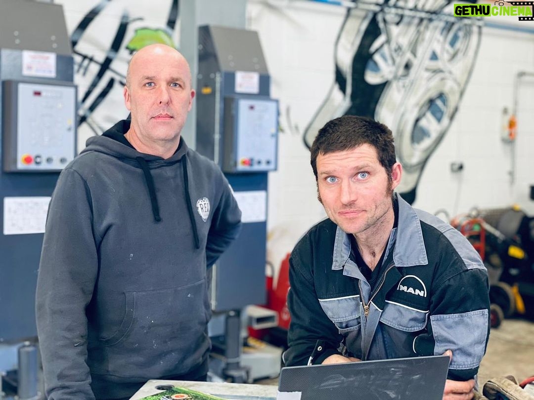 Guy Martin Instagram - Something is brewing in #GuysGarage and Guy has roped in his old mate Camy for the job @channel4 #northone #coming2021 #watchthisspace