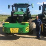 Guy Martin Instagram - Welcome to the team. Guy took delivery of the new 7R330 Gen2 this morning. One day the shit will hit the fan and there will always be farming! #tradedup #guymartin #guymartinofficial @johndeere #ripponfarmservices
