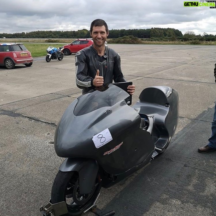 Guy Martin Instagram - May 2018 Project 300 was born. It’s first ever run did a respectable 183.044. June 2019 Guy took to Elvington and did a 257.727. September 2019 another go and he came away with a personal best of 270.965. Back to the shed for the winter until the conditions were perfect to push for the big 300. Then we all went into lockdown. Yesterday Guy had the opportunity to go to an airfield (abiding by social distancing) and have a few practise runs and came away with a 274.76. He was delighted with a new personal best And he is unofficially the fastest man in the UK on a conventional motorcycle. Guy has realised the journey to 300 might take a bit longer. Finding that extra 25mph will be difficult but sure anything worth having does not come by easily! This is not a tv thing, this is just a personal project, think it was a tad too dangerous for them :) #project300 #guymartinracing #guymartin