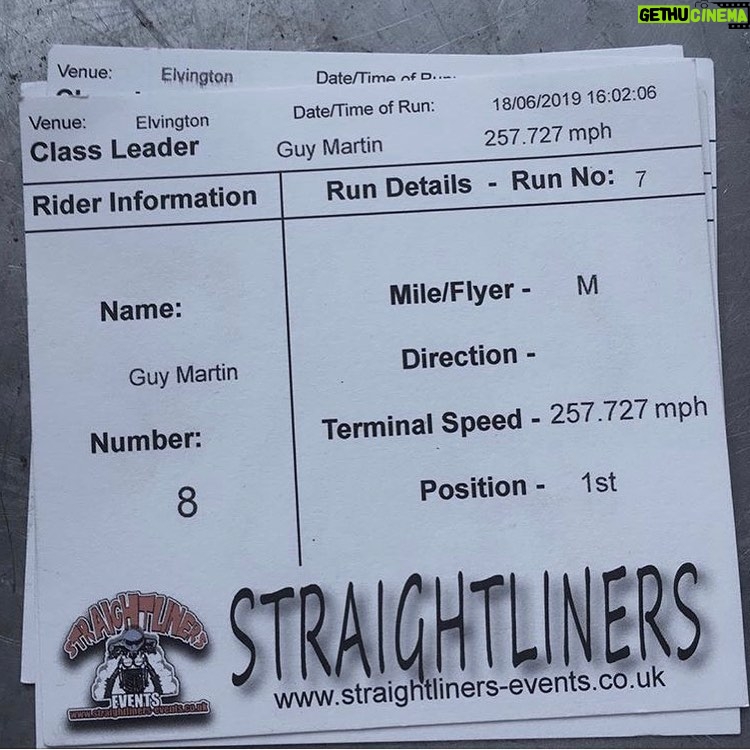 Guy Martin Instagram - May 2018 Project 300 was born. It’s first ever run did a respectable 183.044. June 2019 Guy took to Elvington and did a 257.727. September 2019 another go and he came away with a personal best of 270.965. Back to the shed for the winter until the conditions were perfect to push for the big 300. Then we all went into lockdown. Yesterday Guy had the opportunity to go to an airfield (abiding by social distancing) and have a few practise runs and came away with a 274.76. He was delighted with a new personal best And he is unofficially the fastest man in the UK on a conventional motorcycle. Guy has realised the journey to 300 might take a bit longer. Finding that extra 25mph will be difficult but sure anything worth having does not come by easily! This is not a tv thing, this is just a personal project, think it was a tad too dangerous for them :) #project300 #guymartinracing #guymartin