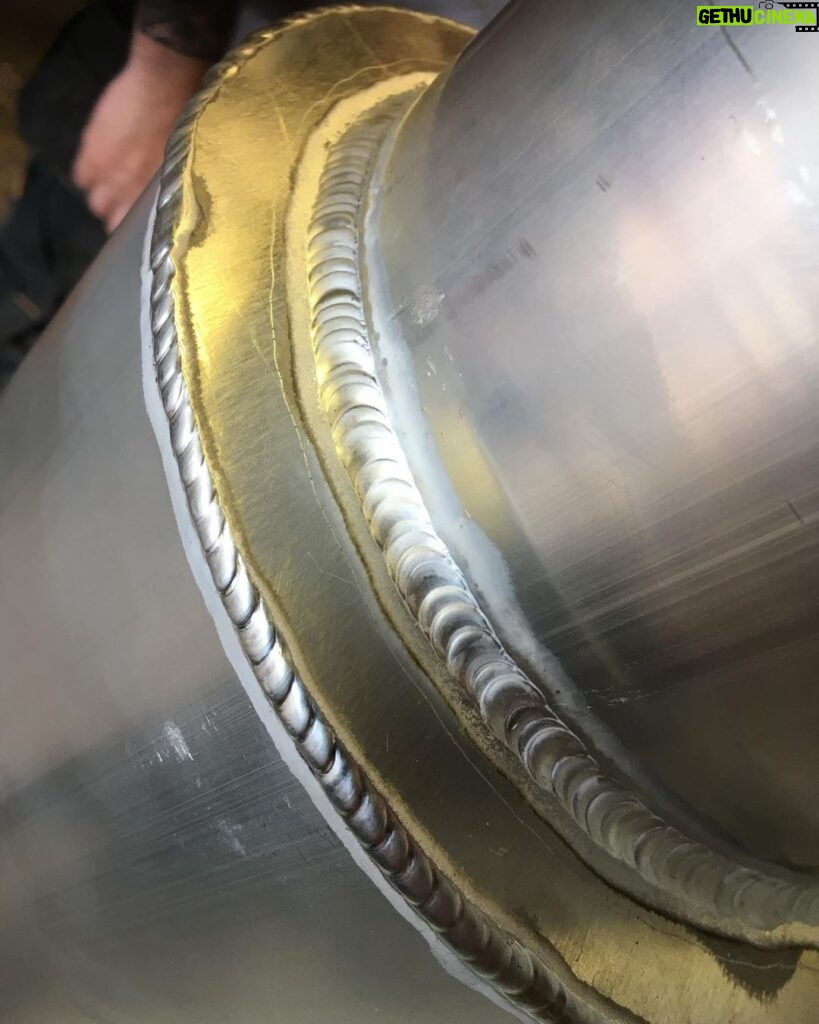 Guy Martin Instagram - We all know how much good welding impresses Guy so when he met Degsy, a coded welder (images attached are examples of his fine work) at the National Road Race last month in Cookstown Guy challenged him to try to “educate pork” Guy is looking forward to being schooled! Never too old to learn new tricks! #guymartinofficial #welding