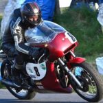 Guy Martin Instagram - Guy was looking forward to another run out on the BSA at Tandragee this weekend but couldn’t get the bits he needed in time to build it back up again after the Cookstown issue, so a quick call was made to Les and Denise Whiston at Trident MCS. “Any chance for a bike to ride this weekend?” Without hesitation they loaded their BSA Rocket 3, booked a ferry and headed to their first ever Irish Road Race with Guy. It was all looking good Friday night, Guy got some good laps in and ended up second on the grid for the following days race! Sadly the weather had other plans and the race meeting was abandoned. Hard decision for the club to make but the right one. Thanks to Les and Denise, Chris, Colin and Irene and of course Alan who has become a fundamental part of Guys team whilst racing in Ireland. #irishroadracing #realroadracing #guymartin #guymartinofficial #dainese #agv Photos taken from Irish Classic Motorcycle Association page #drummerthethird