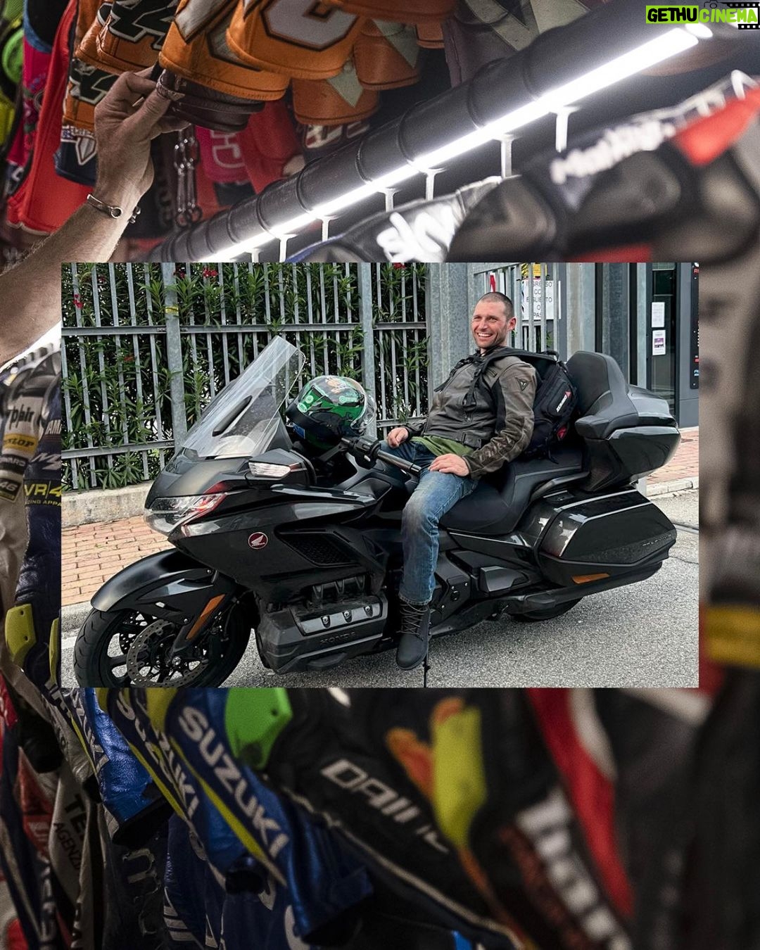 Guy Martin Instagram - We had the privilege to spend 3 days with the legendary @guymartinofficial. TT racer, recordman, biker, TV presenter, the greatest technology and mechanical enthusiast in the world. We rode together from Vicenza to Misano, then all the way to Mugello where we attended the @motogp #ItalianGP, surrounded by the true love of the people that wanted to meet and greet him. Guy is an authentic road rider, a hungry competitor, a meticulous engine mathematician. He’s a superb human being, always attentive to others, keen to share and ready to help. But most of all, he is speed. He has the real Speed Demon inside.🔻 GRAZIE GUY! As you said, simply the best days. See you on the road.☠️🚀 #dainese @hondamotoitalia