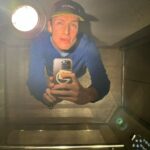 Guy Montgomery Instagram - Not pictured: the young English couple getting into the lift while I frantically pulled my arms down to make it look like I wasn’t taking this photo of myself that as it turns out, is neither flattering or interesting