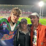 Guy Montgomery Instagram - Two Guys, One Sanjay A shocking photo of a perfect night Mount Smart Stadium