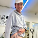 Guy Montgomery Instagram - @patrickschwarzenegger you’ve got company (swipe to see who) New tattoo courtesy of Olive’s (8) beautiful artistry and a very poor season of fantasy football Thanks to @imposter_inc for the flawless execution
