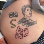Guy Montgomery Instagram - @patrickschwarzenegger you’ve got company (swipe to see who) New tattoo courtesy of Olive’s (8) beautiful artistry and a very poor season of fantasy football Thanks to @imposter_inc for the flawless execution